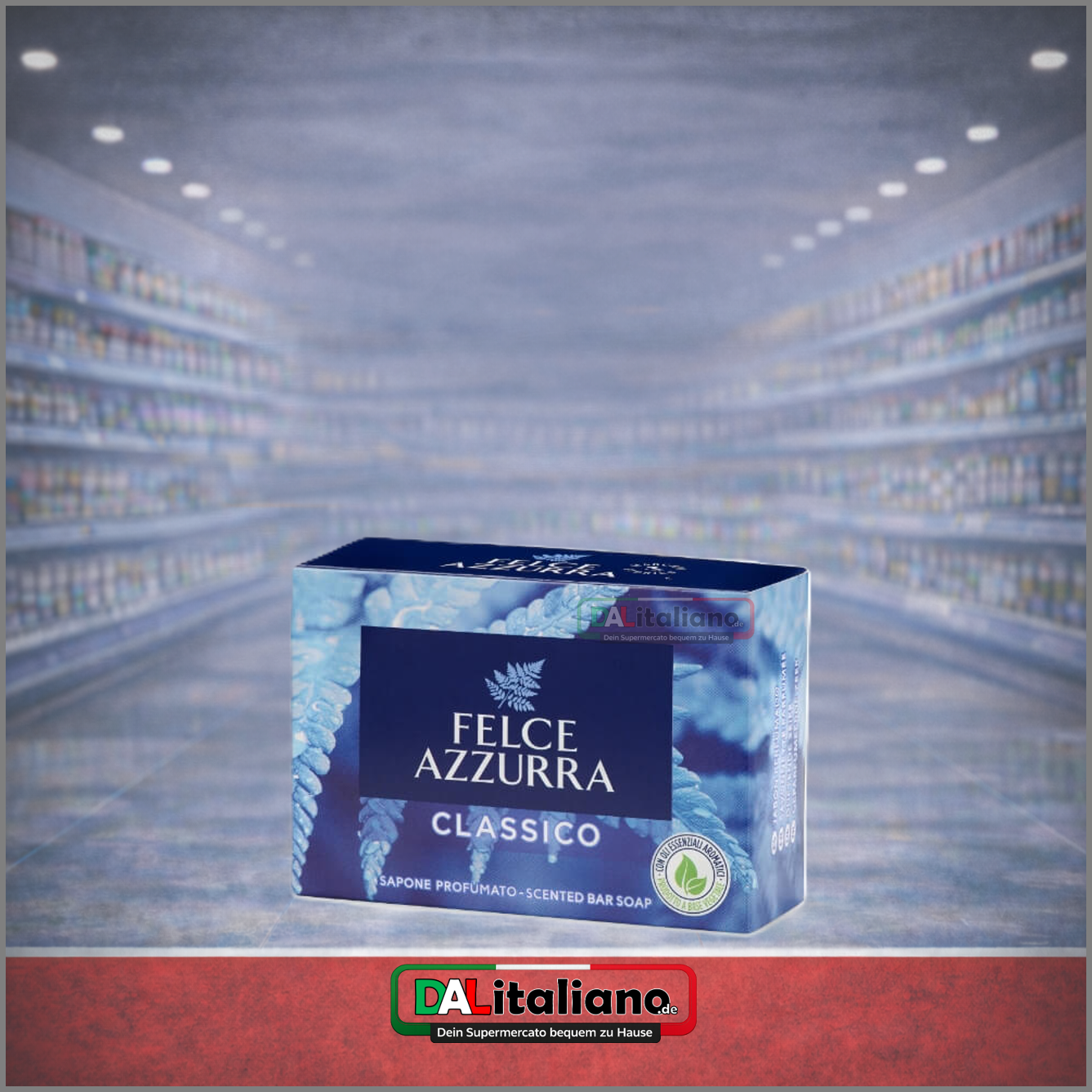 Saponetta Classica - Felce Azzurra - 100g