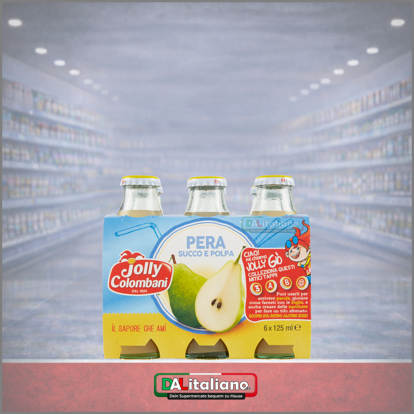 Succo alla Pera - Jolly - 6 × 125 ml