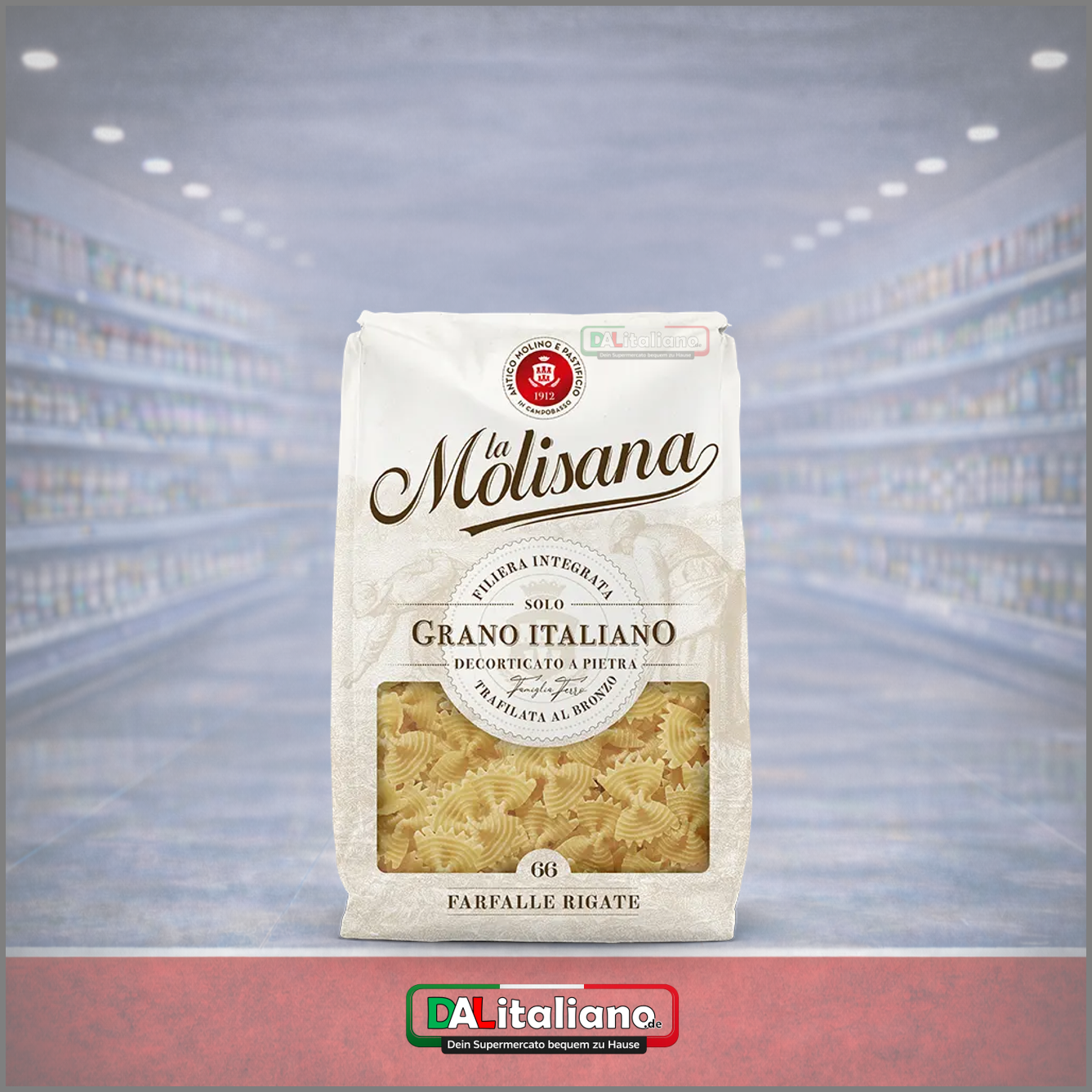Farfalle Rigate Nr.66 - La Molisana - 500g