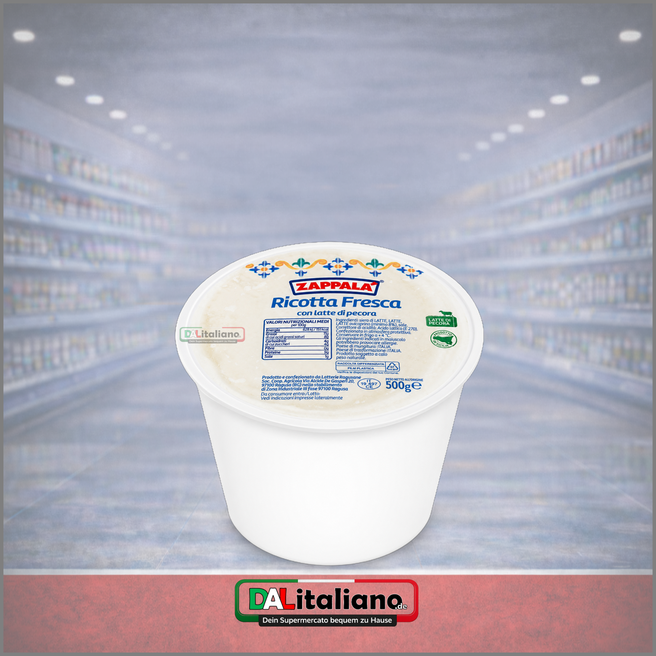 Ricotta Fresca - Zappala - 500g