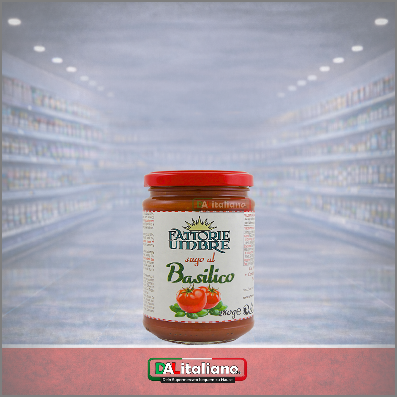 Sugo al Basilico - Fattorie Umbrie - 280g