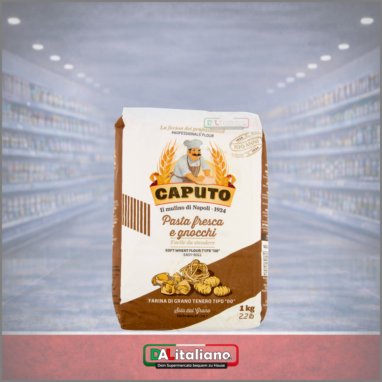 Farina Tipo 00 Pasta Fresca - Caputo - 1Kg