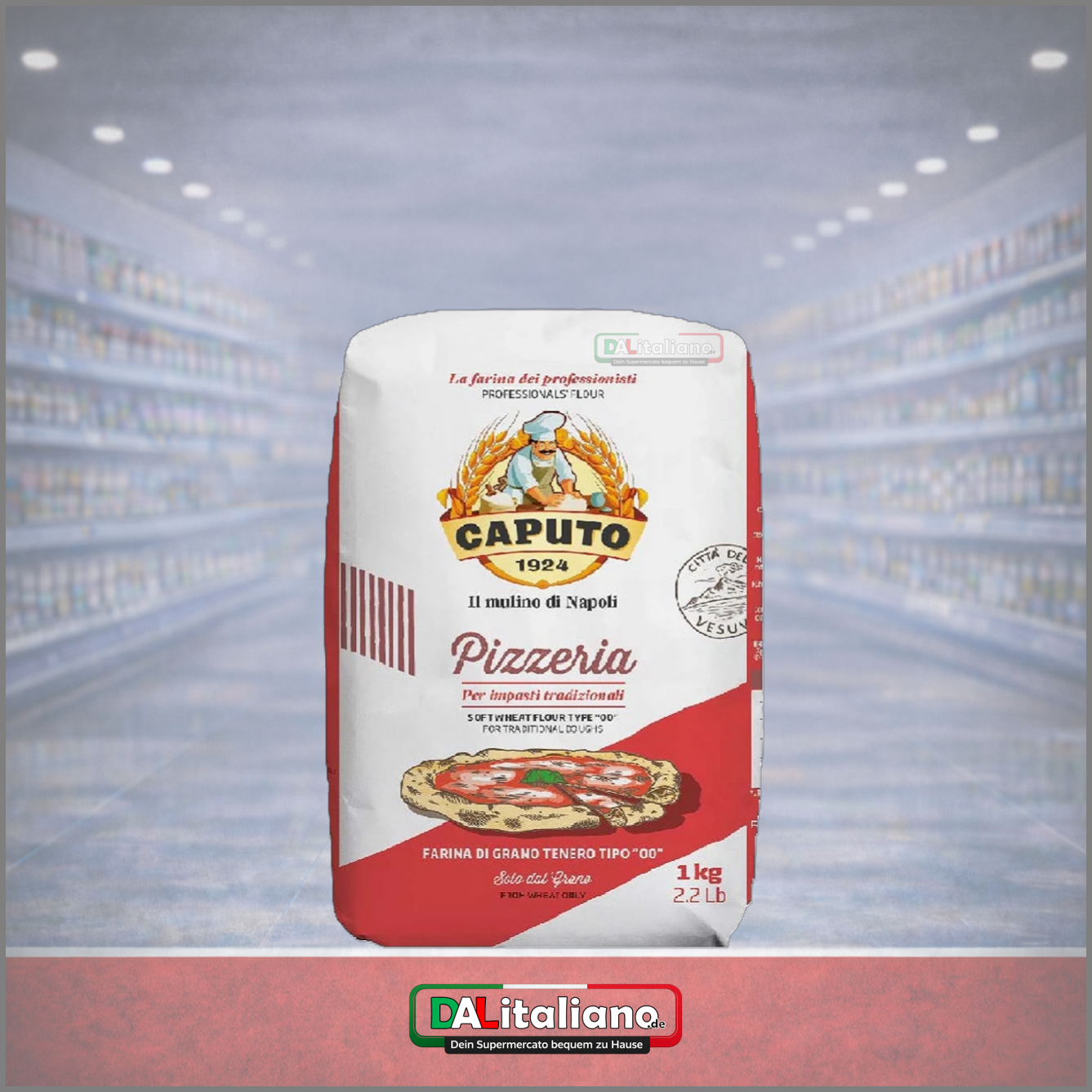 Farina Tipo 00 "Pizzeria" - Caputo - 1Kg
