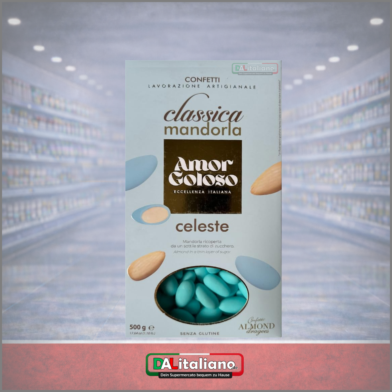 Confetti Mandorle Celeste - Amor Goloso - 500g