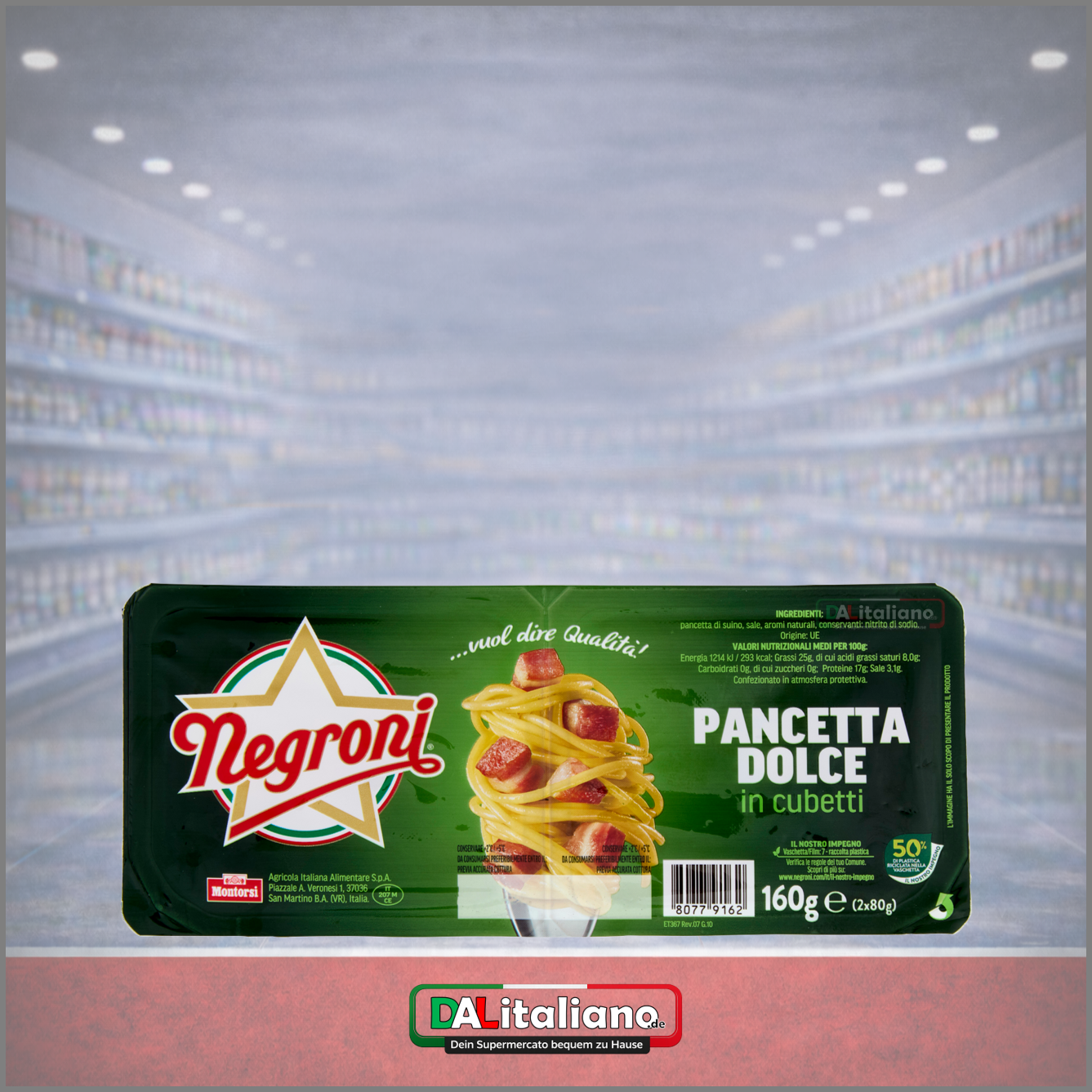 Pancetta Dolce - Negroni -2x80g (160g)