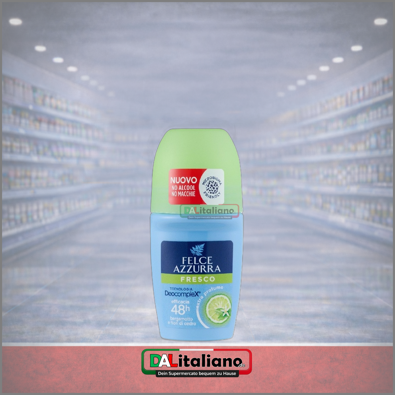 Deodorante Roll-ON Fresh - Felce Azzurra - 50ml
