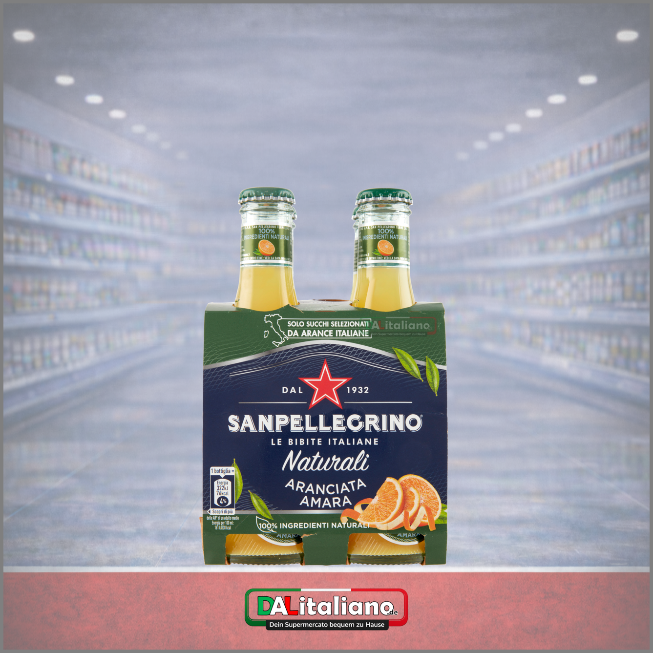 Aranciata Amara - San Pellegrino - 4x0,2l
