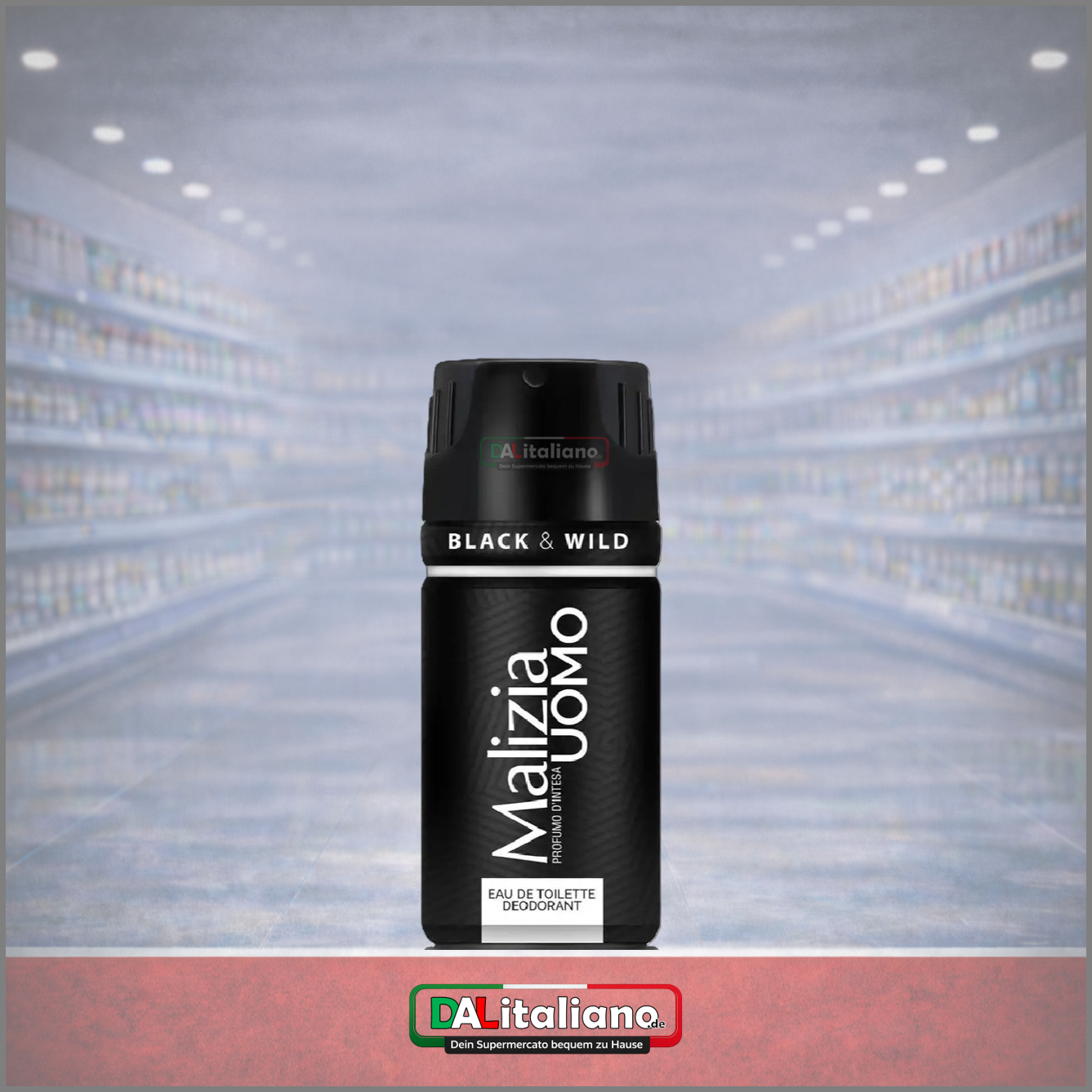 Deodorante Spray Uomo Black - Malizia - 150ml
