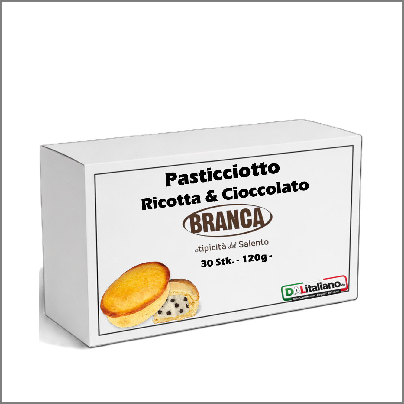 Pasticciotto Ricotta & Cioccolato - Branca Gel - 30 Stück