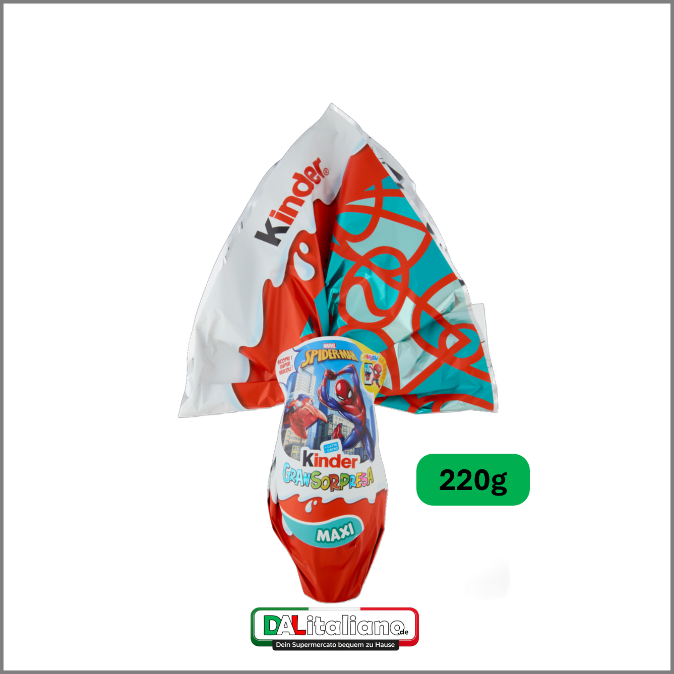 Uovo Spidermann Maxi - Kinder - 220g
