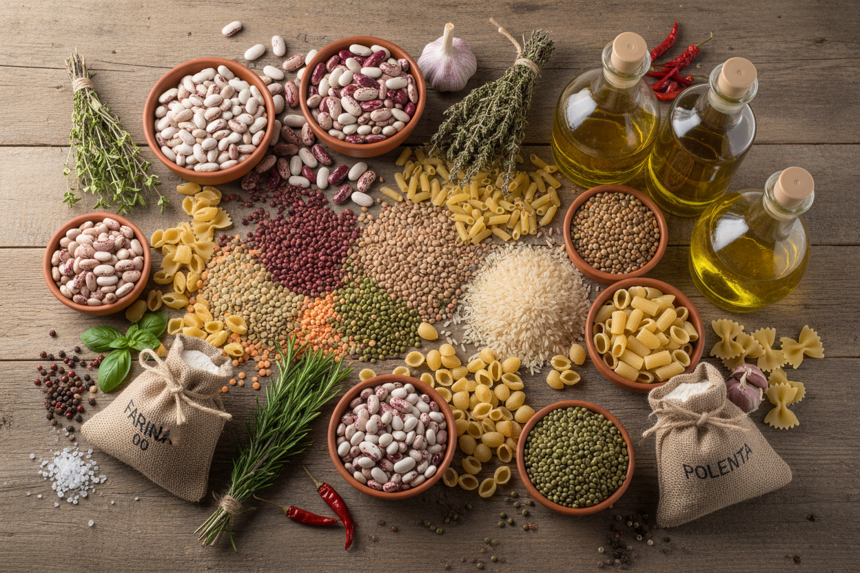 Hülsenfrüchte & Grundzutaten