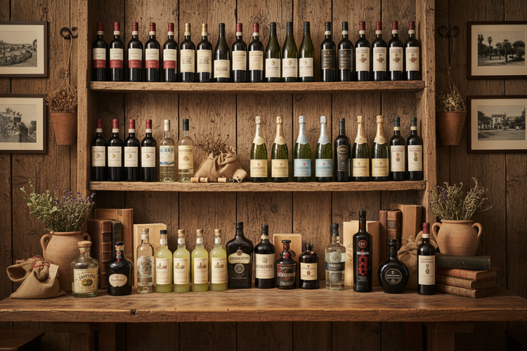 8. Wein, Grappa & Spirituosen