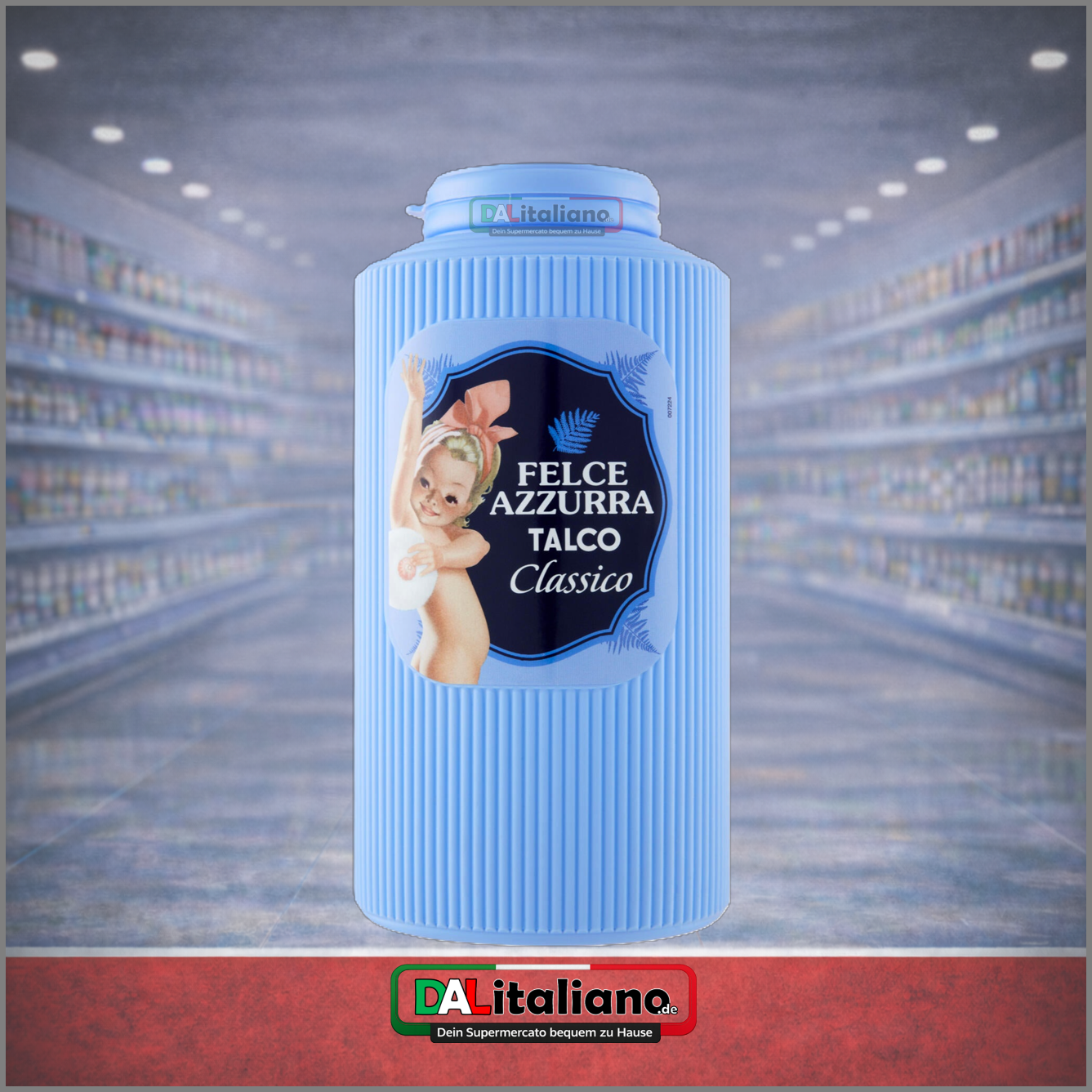 Talco in Baratolo - Felce Azzurra - 500g