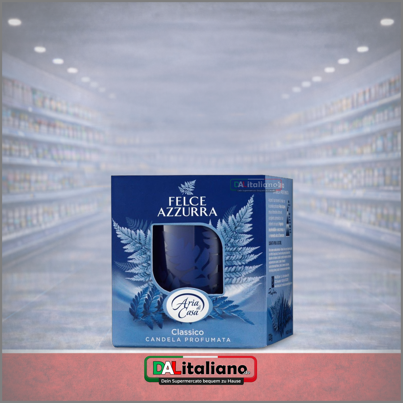 Candela Profumata - Felce Azzurra - 120g