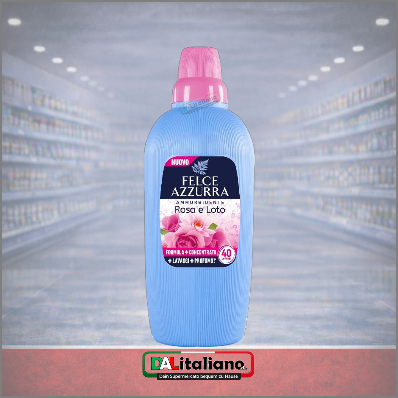 Ammorbidente Rosa e Loto - Felce Azzurra - 2l