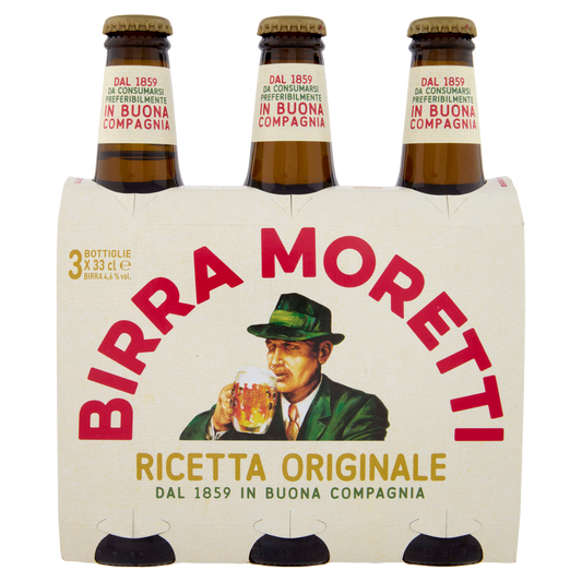 Birra Moretti 3 x 0,33 l