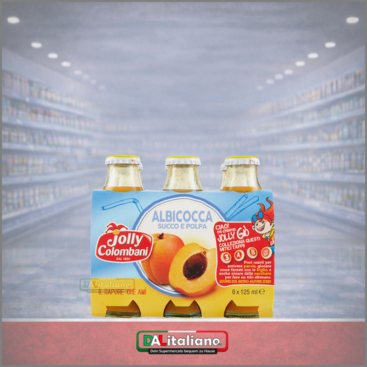 Succo all´Albicocca – Jolly – 6 × 125 ml