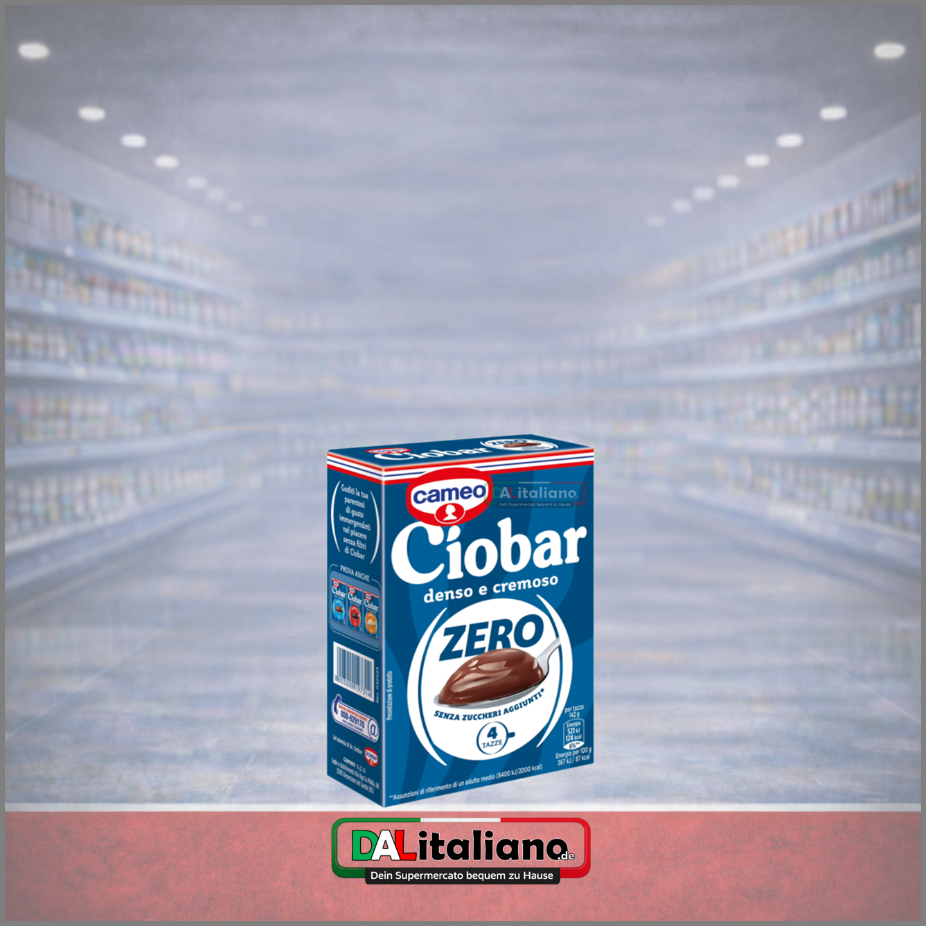 Ciobar Cioccolato Zero - Cameo - 76g