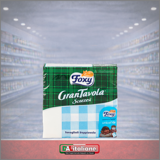 Tovaglioli 33x33 - Foxy - 2 Veli Scozzesi