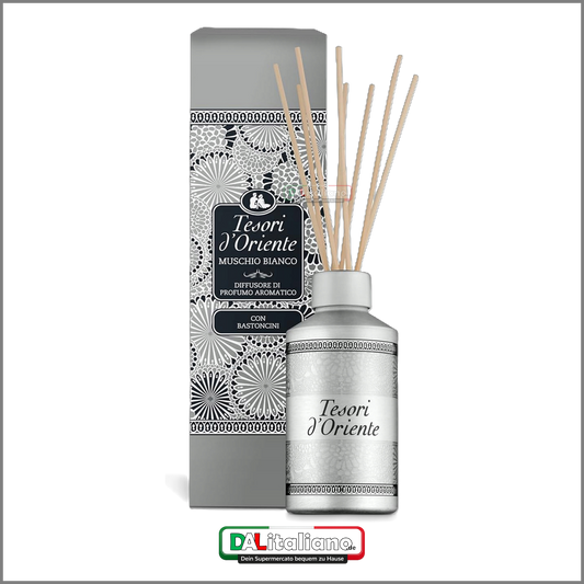 Diffusore per Ambiente con Bastoccini - Muschio Bianco - Tesori D´oriente - 200 ml