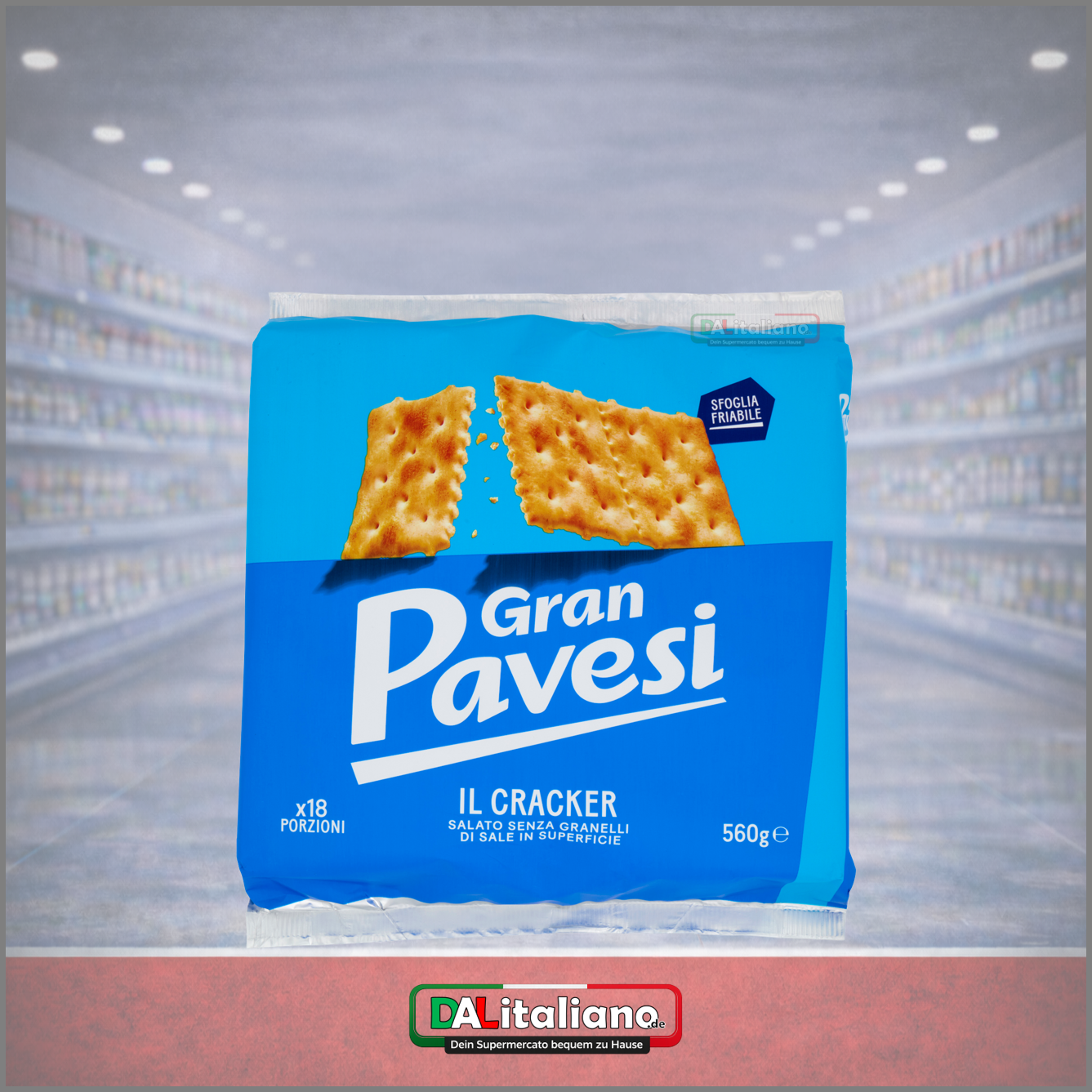 Cracker Salato senza Granelli -  Gran Pavesi - 560g