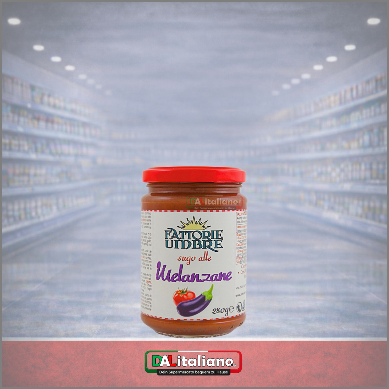 8013945930075 - Sugo alla Melanzana - Fattorie Umbrie - 280g