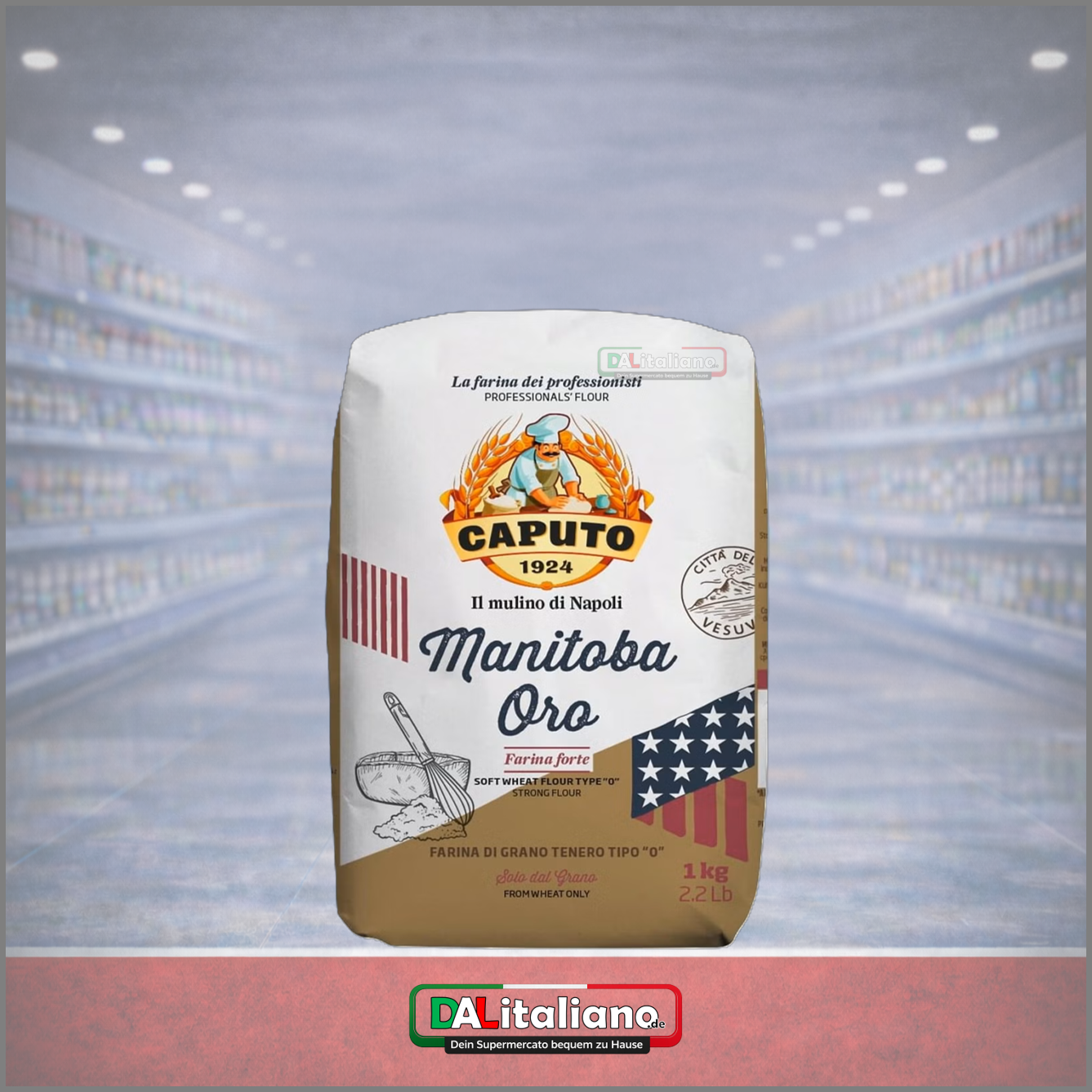 Farina Tipo 0 "Manitopa" - Caputo - 1Kg