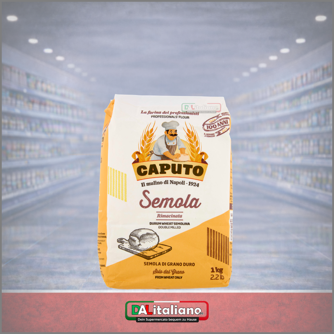 Semola Rimacinata - Caputo - 1Kg