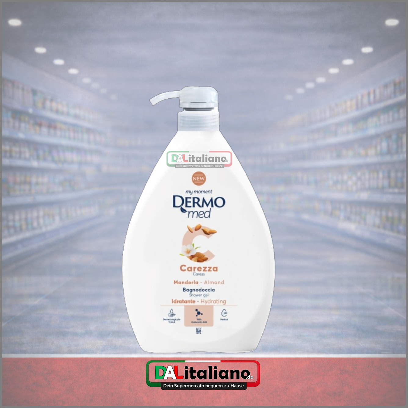 Sapone Mandorla Carezza - Dermomed - 1l