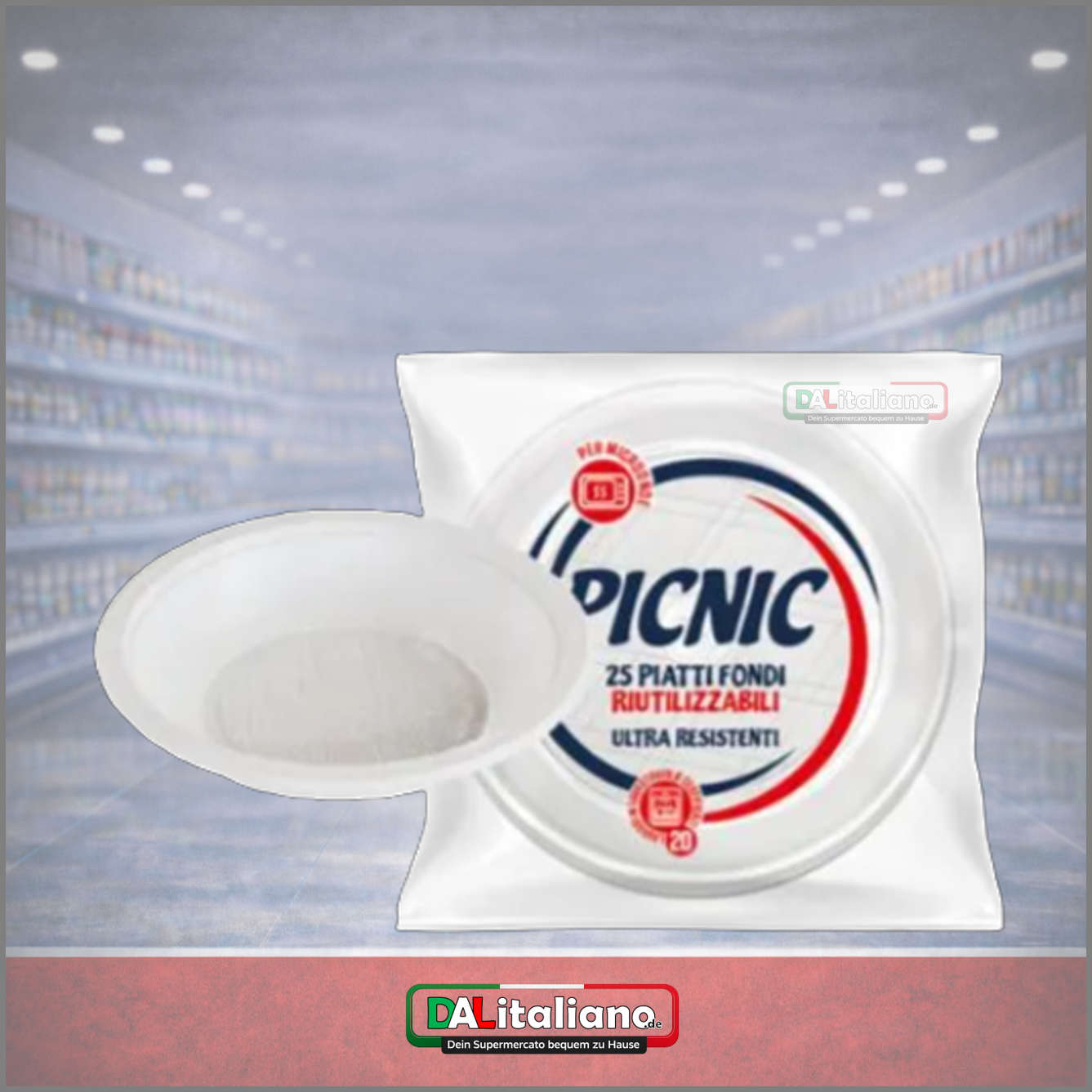 Piatti Fondi - Picnic - 25 Stk