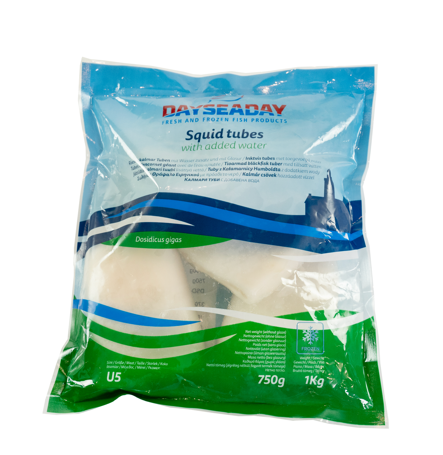 Calamari Tube  U5 - Dayseaday - 1kg