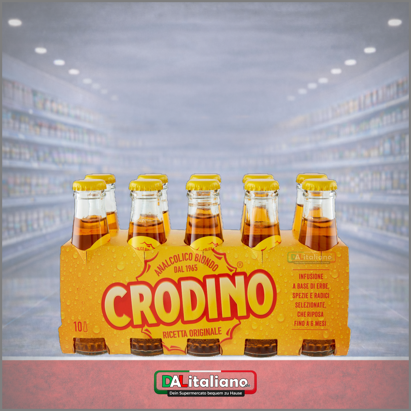 Analcolico Biondo - Crodino - 10x0,98cl