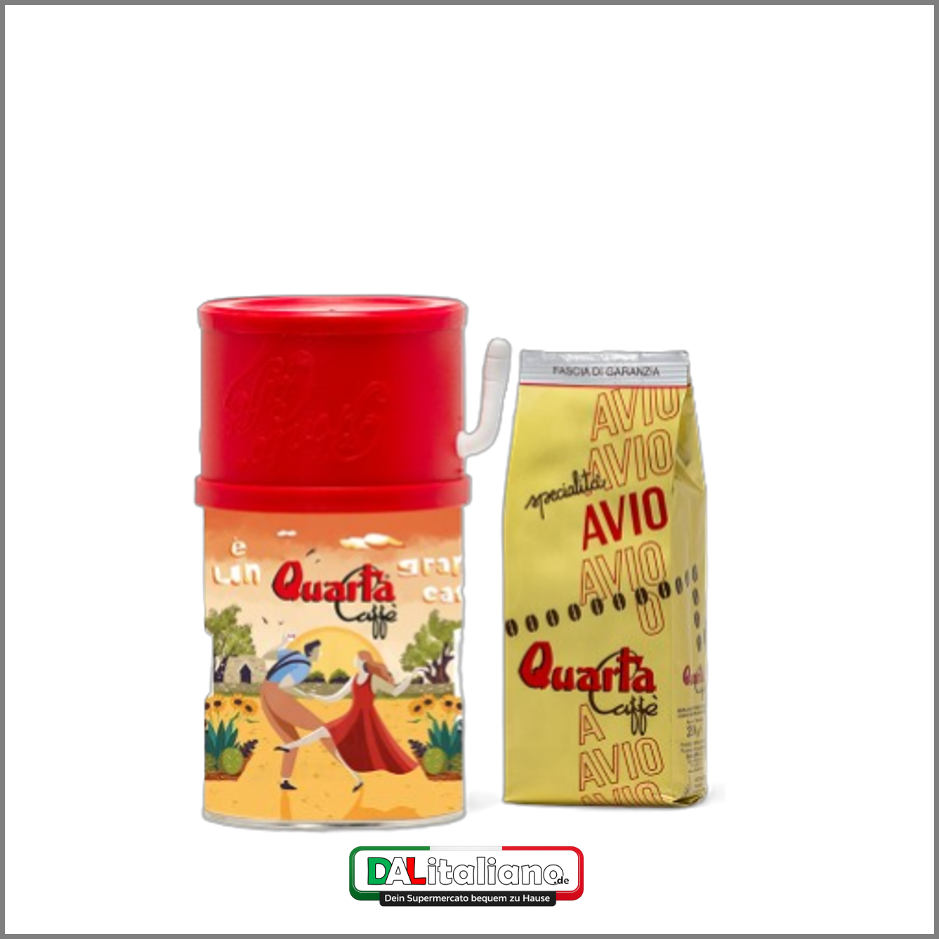 Dosatore + AVIO ORO  Macinato Quarta Caffé – 250 g