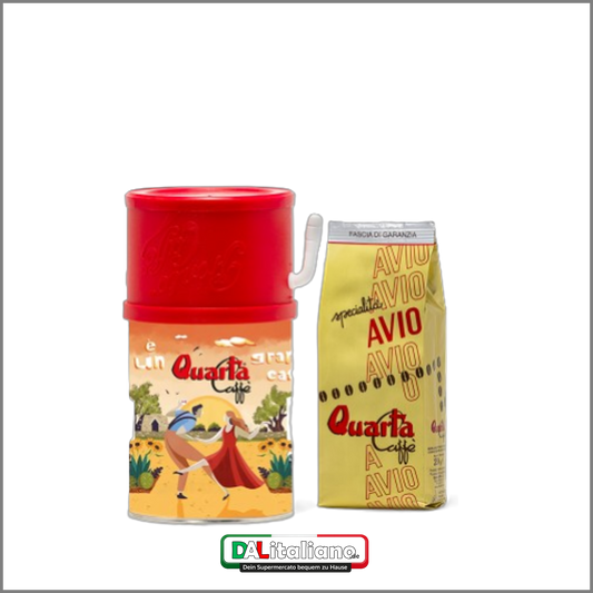 Dosatore + AVIO ORO  Macinato Quarta Caffé – 250 g