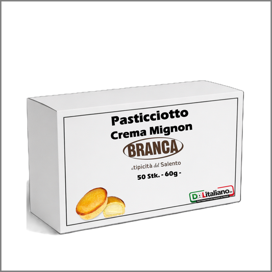 Pasticciotto Crema Mignon - Branca Gel - 50 pz