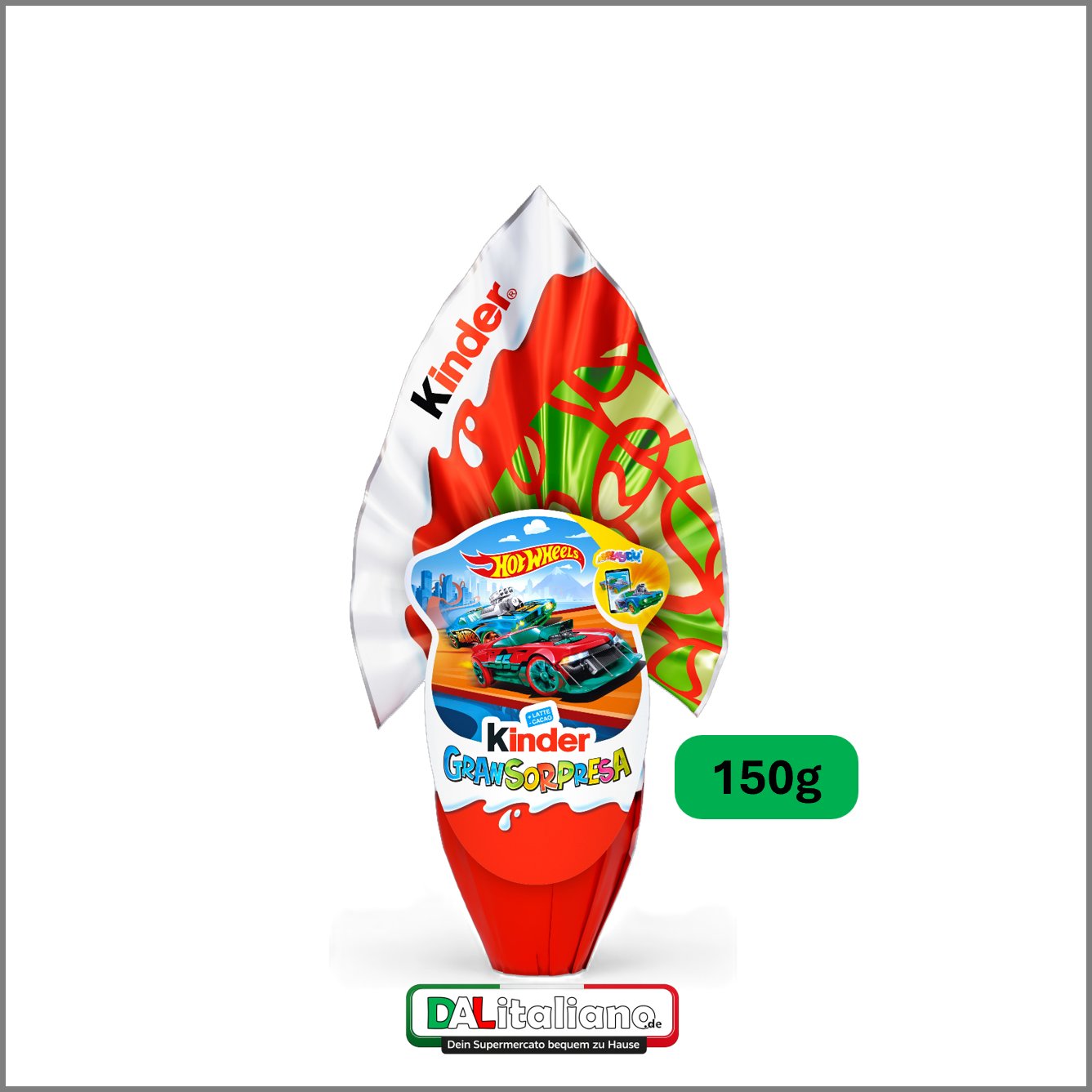 Uovo Hot Wheels - Kinder - 150g